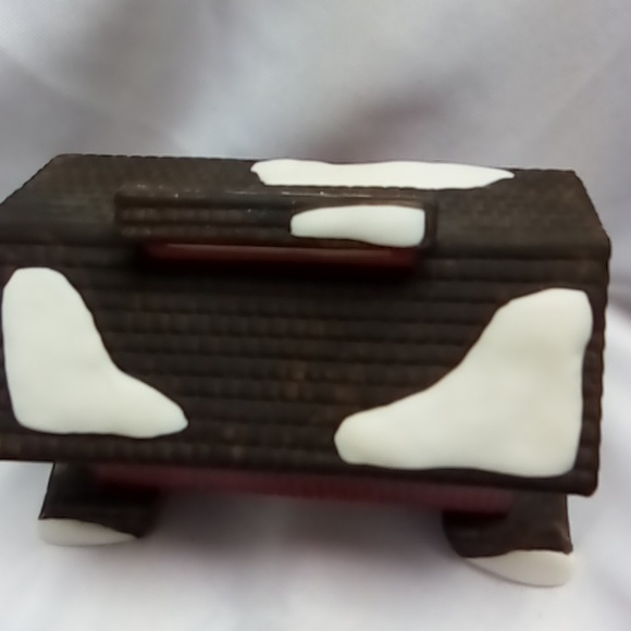 Department 56 "Red covered bridge" #5987-0 heritage village collection w/box - Picture 3 of 7